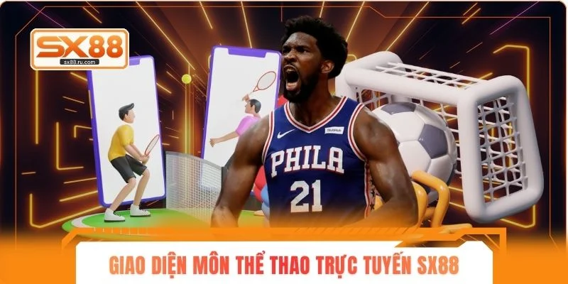 Giao diện môn thể thao trực tuyến SX88