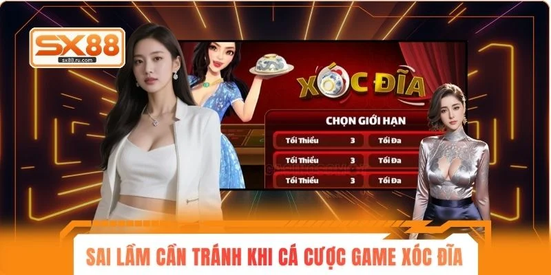 Một số sai lầm cần tránh khi cá cược game xóc đĩa