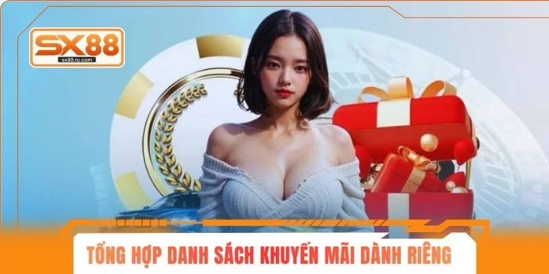 Tổng hợp danh sách khuyến mãi dành riêng